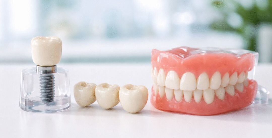 Dental Implants vs Dentures vs Bridges